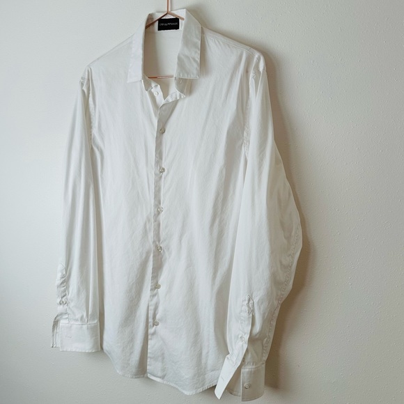Emporio Armani white button down shirt - Picture 7 of 7